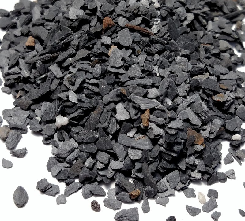 Small World Slate & Stone Natural Slate Stone Coarse Sand Less than 1/8" - USA Sourced and Packaged for Basing Models, Wargaming, Mosaic Stone Art, Crafts, Bonsai, Succulents, Miniature or Fairy Gardens (8 ounces) - Image 1